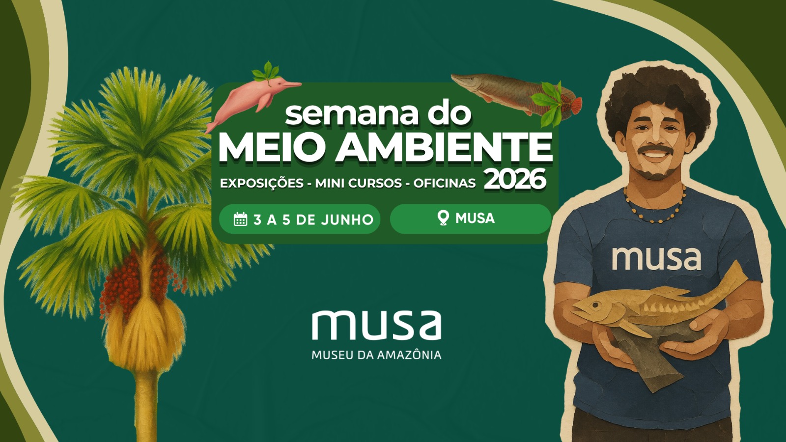 Biodiversidade amazônica é celebrada em evento do MUSA